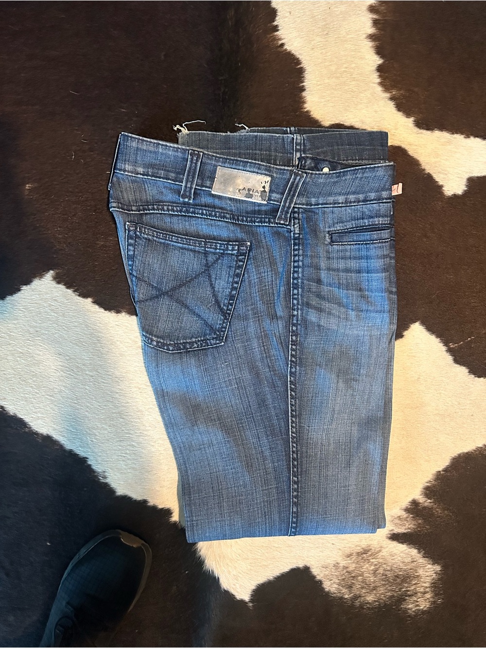 Ariat Blue Denim Wide Leg Jeans